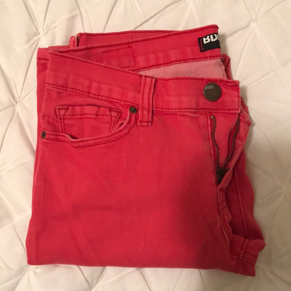 BDG red jeans